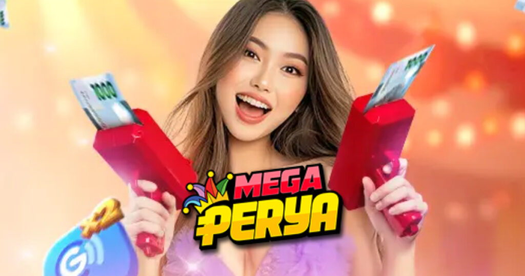 Banner showing available rewards and perks for MegaPerya players